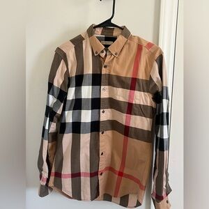 BURBERRY long sleeve classic shirt